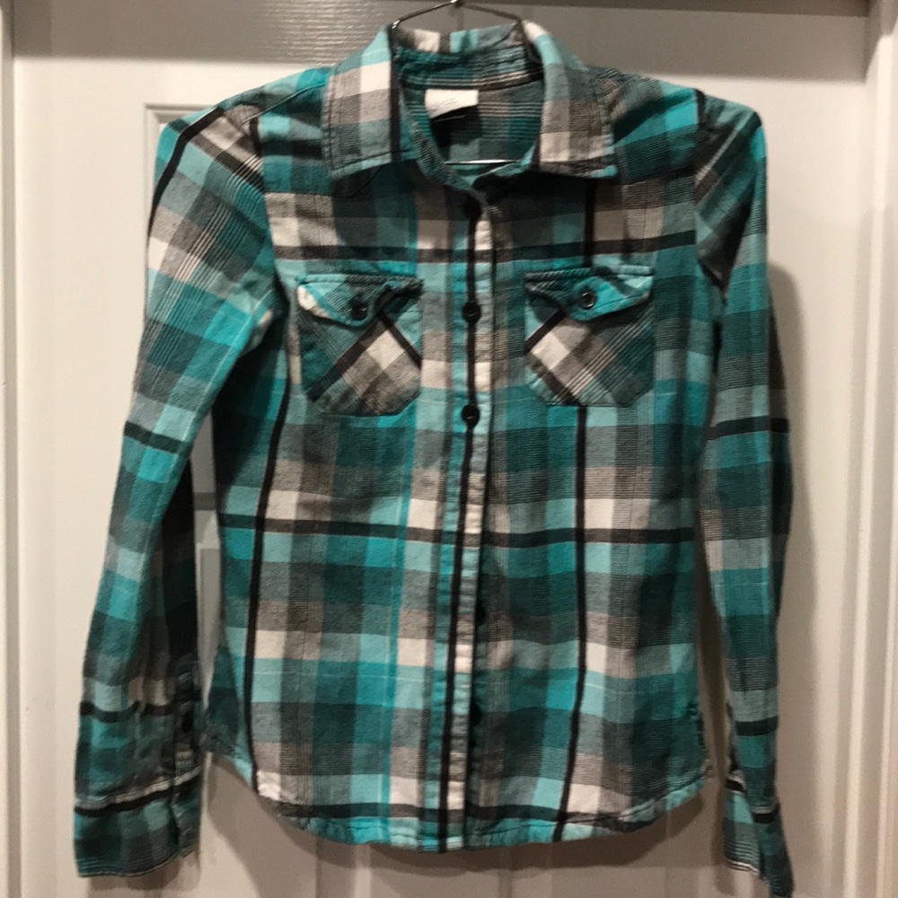 O’Neill flannel shirt size medium girls